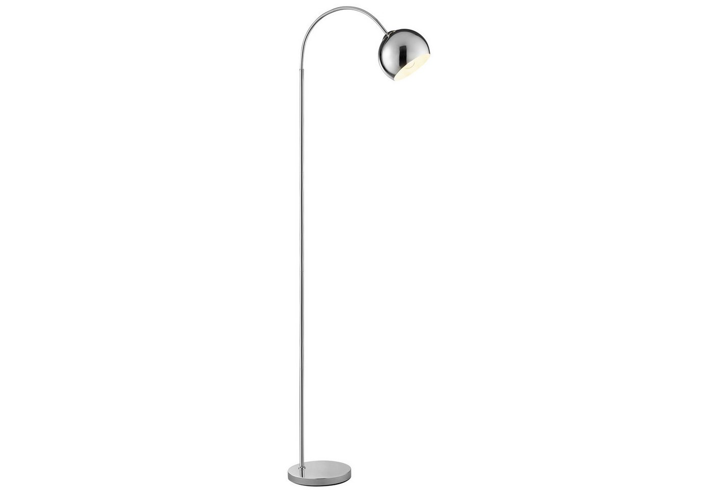 Brilliant Bogenlampe Helen, ohne Leuchtmittel, Bogenleuchte, E27 Fassung, 170x51 cm, Metall – Bild 3 von 5