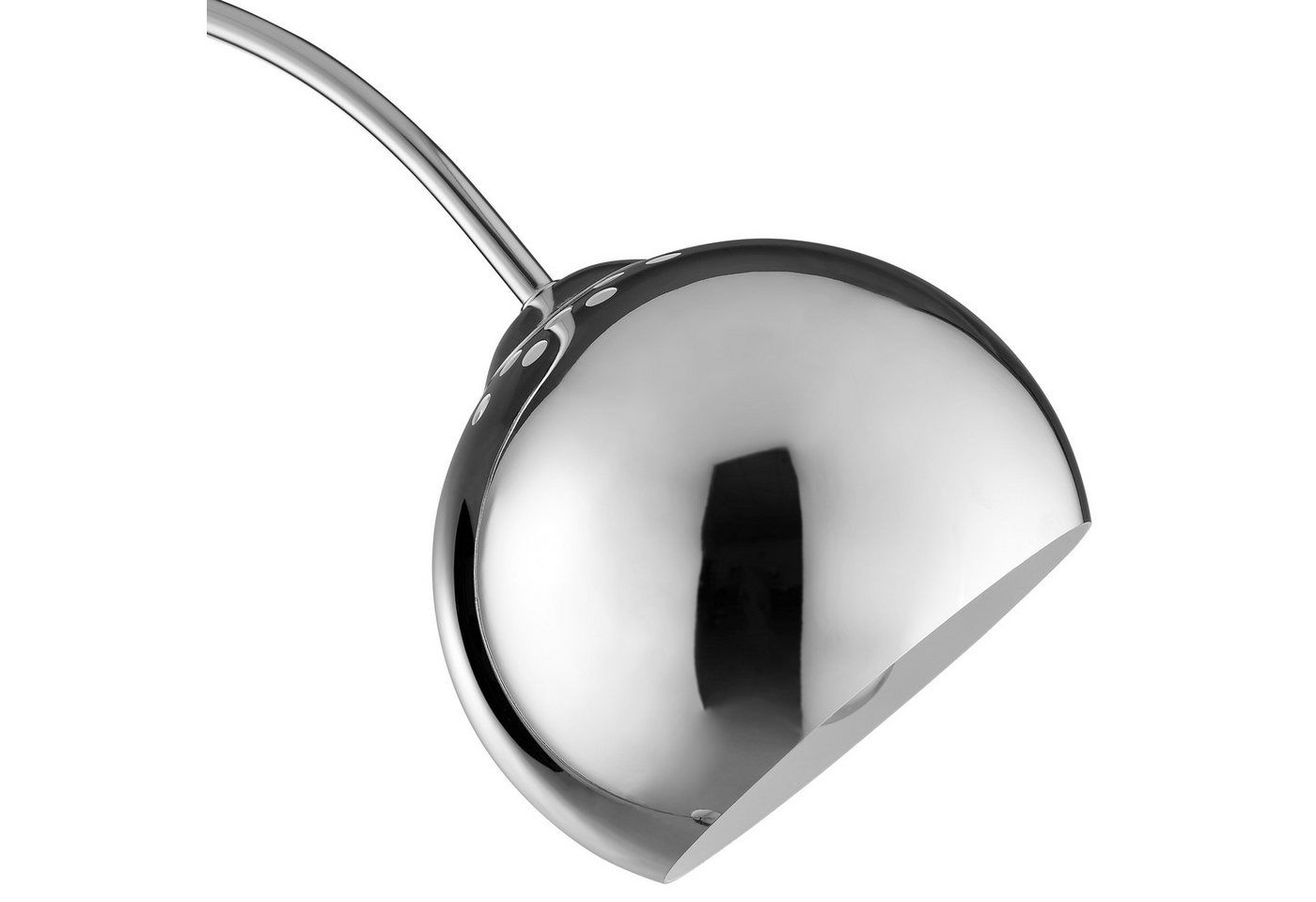 Brilliant Bogenlampe Helen, ohne Leuchtmittel, Bogenleuchte, E27 Fassung, 170x51 cm, Metall – Bild 4 von 5