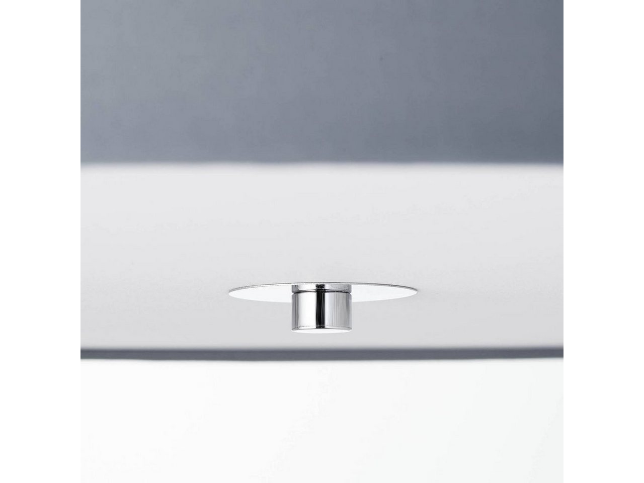 Brilliant Deckenleuchte Andria, ohne Leuchtmittel, mit Stoffschirm, 26,5 cm Höhe, Ø 60 cm, E27, Metall/Textil – Bild 2 von 4