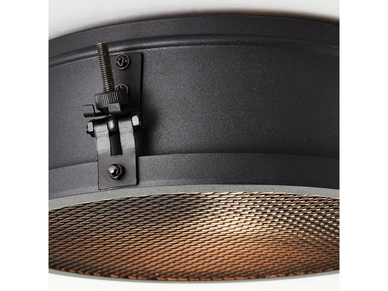 Brilliant Deckenleuchte Zois, ohne Leuchtmittel, Deckenlampe 30cm schwarz korund – Bild 3 von 3