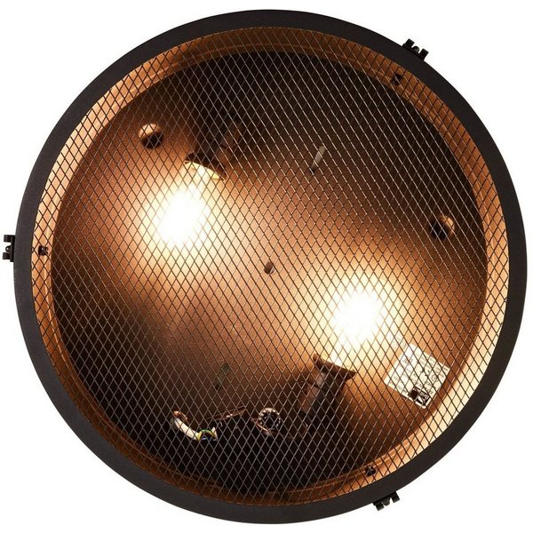 Brilliant Deckenleuchte Zois, ohne Leuchtmittel, Deckenlampe 42cm schwarz korund