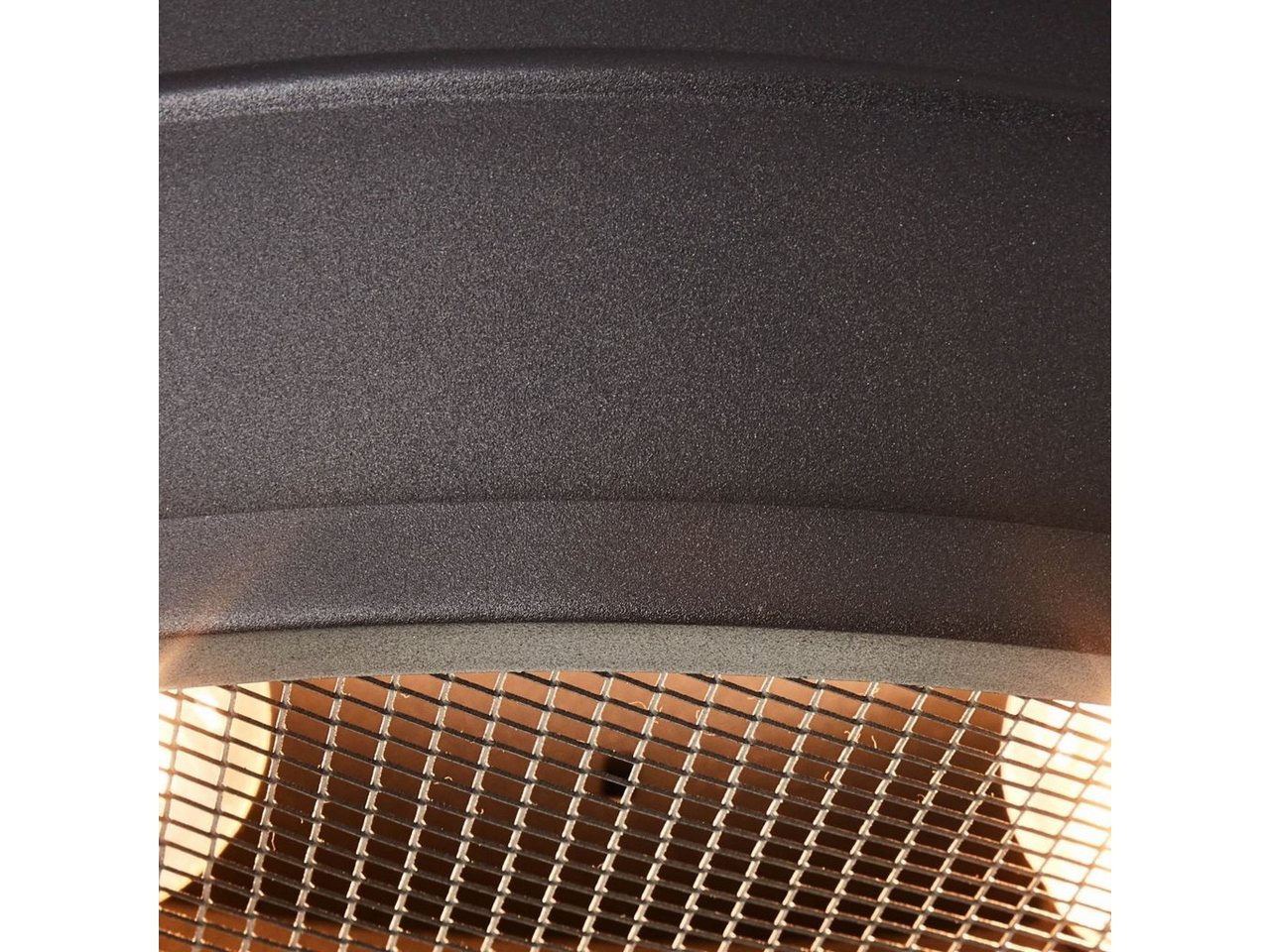 Brilliant Deckenleuchte Zois, ohne Leuchtmittel, Deckenlampe 42cm schwarz korund – Bild 3 von 3