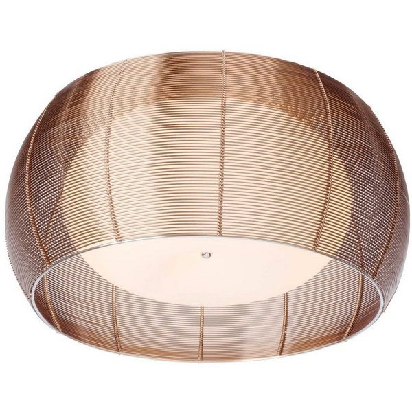 Brilliant Deckenleuchten Relax, Lampe Relax Deckenleuchte 50cm bronze/chrom 2x A60, E27, 30W, g.f. N