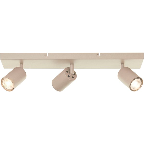 Brilliant Deckenstrahler Jello, LED wechselbar, Warmweiß, GU10 LED inkl., 350 lm, 3000 K, schwenkbar, Metall, champagnerfarben