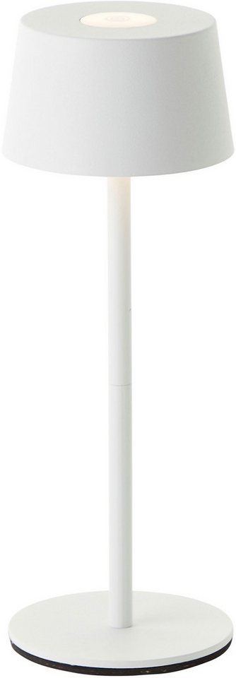 Brilliant LED Außen-Tischleuchte Jona, Dimmfunktion, LED fest integriert, Warmweiß, Kabellos, USB, H 25 cm, 170 lm, höhenverstellbar, 3000 K – Bild 3 von 5