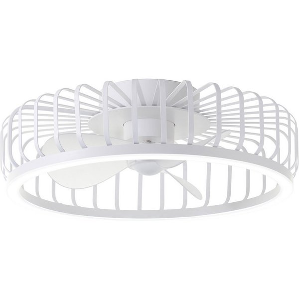 Brilliant LED Deckenleuchte Capo, CCT - über Fernbedienung, Dimmfunktion, Memoryfunktion, Nachtlichtfunktion, Timerfunktion, Ventilatorfunktion, LED fest integr