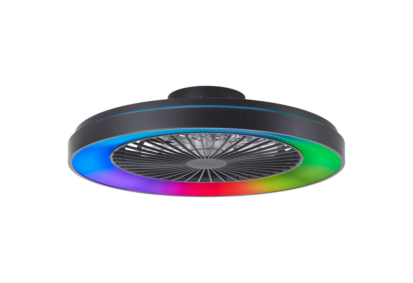 Brilliant LED Deckenleuchte Mazzaro, CCT - über Fernbedienung, Dimmfunktion, Nachtlichtfunktion, RGB, Timerfunktion, LED fest integriert, RGB, warmweiß - kaltwe – Bild 4 von 5
