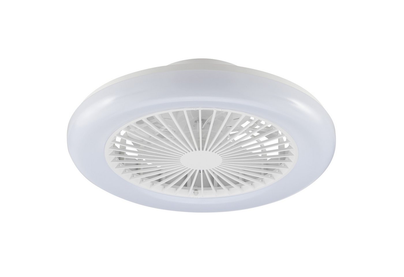 Brilliant LED Deckenleuchte Montero, CCT - über Fernbedienung, Memoryfunktion, Nachtlichtfunktion, Timerfunktion, Ventilatorfunktion, LED fest integriert, warmw – Bild 3 von 5