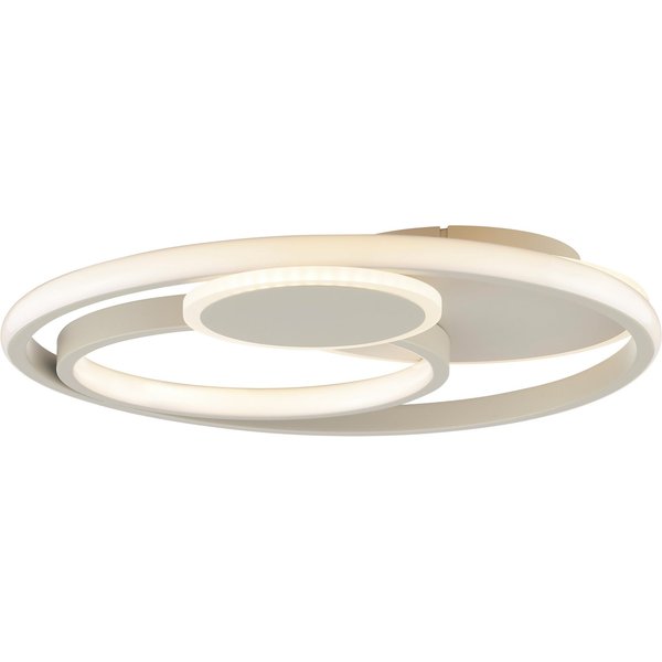 Brilliant LED Deckenleuchte Runda, Dimmfunktion, LED fest integriert, Warmweiß, Ø 40 cm, 4000 lm, 3000 K, 3-Stufen dimmbar, Metall/Kunststoff