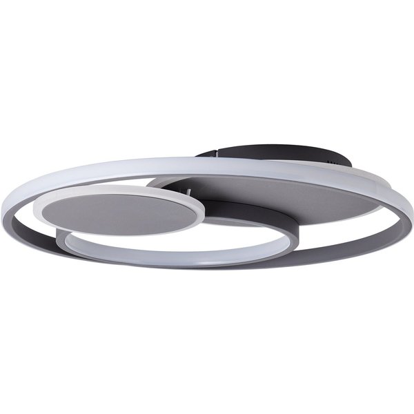 Brilliant LED Deckenleuchte Runda, CCT - über Fernbedienung, Dimmfunktion, Nachtlichtfunktion, LED fest integriert, warmweiß - kaltweiß, Ø 50 cm, 5200 lm, 3000-