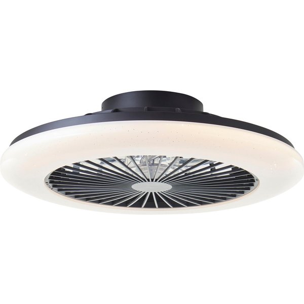 Brilliant LED Deckenleuchte Salerno, CCT - über Fernbedienung, Dimmfunktion, Nachtlichtfunktion, Timerfunktion, LED fest integriert, RGB, warmweiß - kaltweiß, V