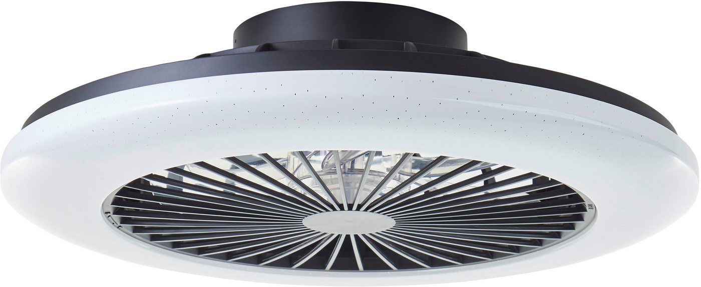 Brilliant LED Deckenleuchte Salerno, CCT - über Fernbedienung, Dimmfunktion, Nachtlichtfunktion, Timerfunktion, LED fest integriert, RGB, warmweiß - kaltweiß, V – Bild 2 von 5