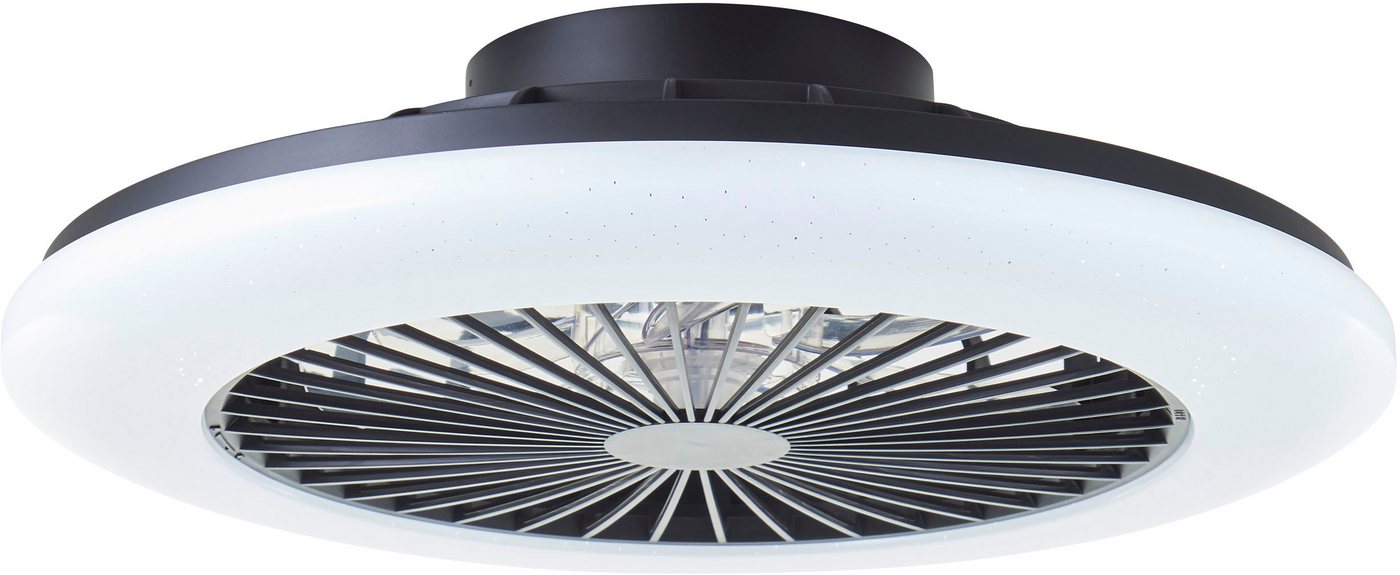 Brilliant LED Deckenleuchte Salerno, CCT - über Fernbedienung, Dimmfunktion, Nachtlichtfunktion, Timerfunktion, LED fest integriert, RGB, warmweiß - kaltweiß, V – Bild 4 von 5