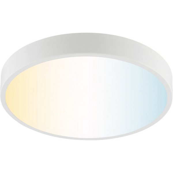 Brilliant LED Deckenleuchte Slimline, CCT - über Fernbedienung, Dimmfunktion, Nachtlichtfunktion, Timerfunktion, LED fest integriert, warmweiß - kaltweiß, Ø 39 