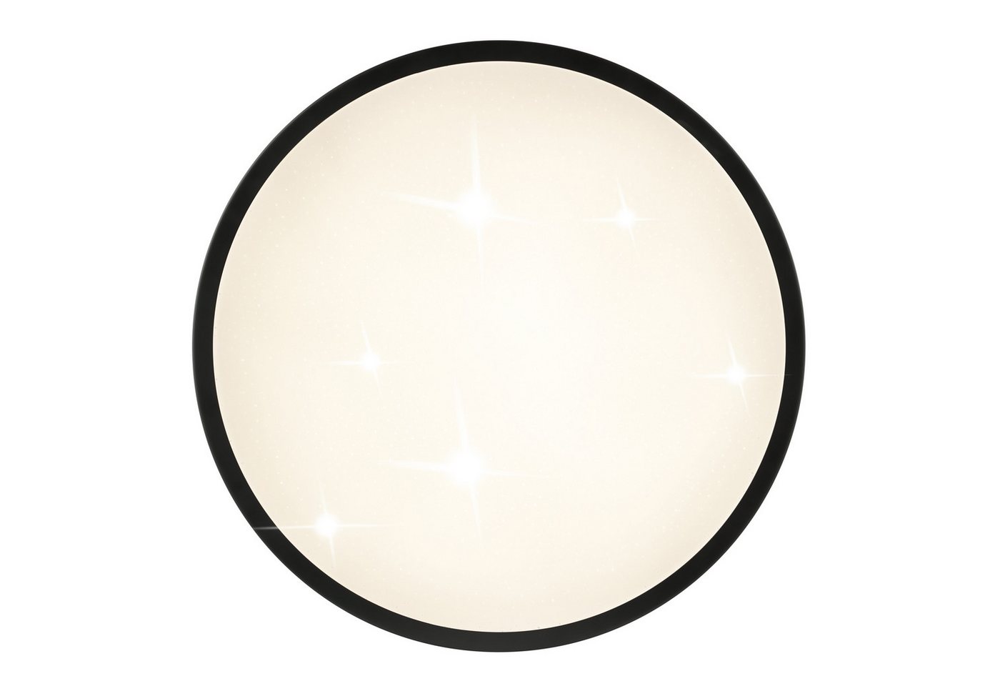 Brilliant LED Deckenleuchte Slimline Starry, LED fest integriert, Neutralweiß, Ø 29cm, 1590 lm, 4000K, besonders energiesparend mit 7 W, Sternenglanz – Bild 3 von 5