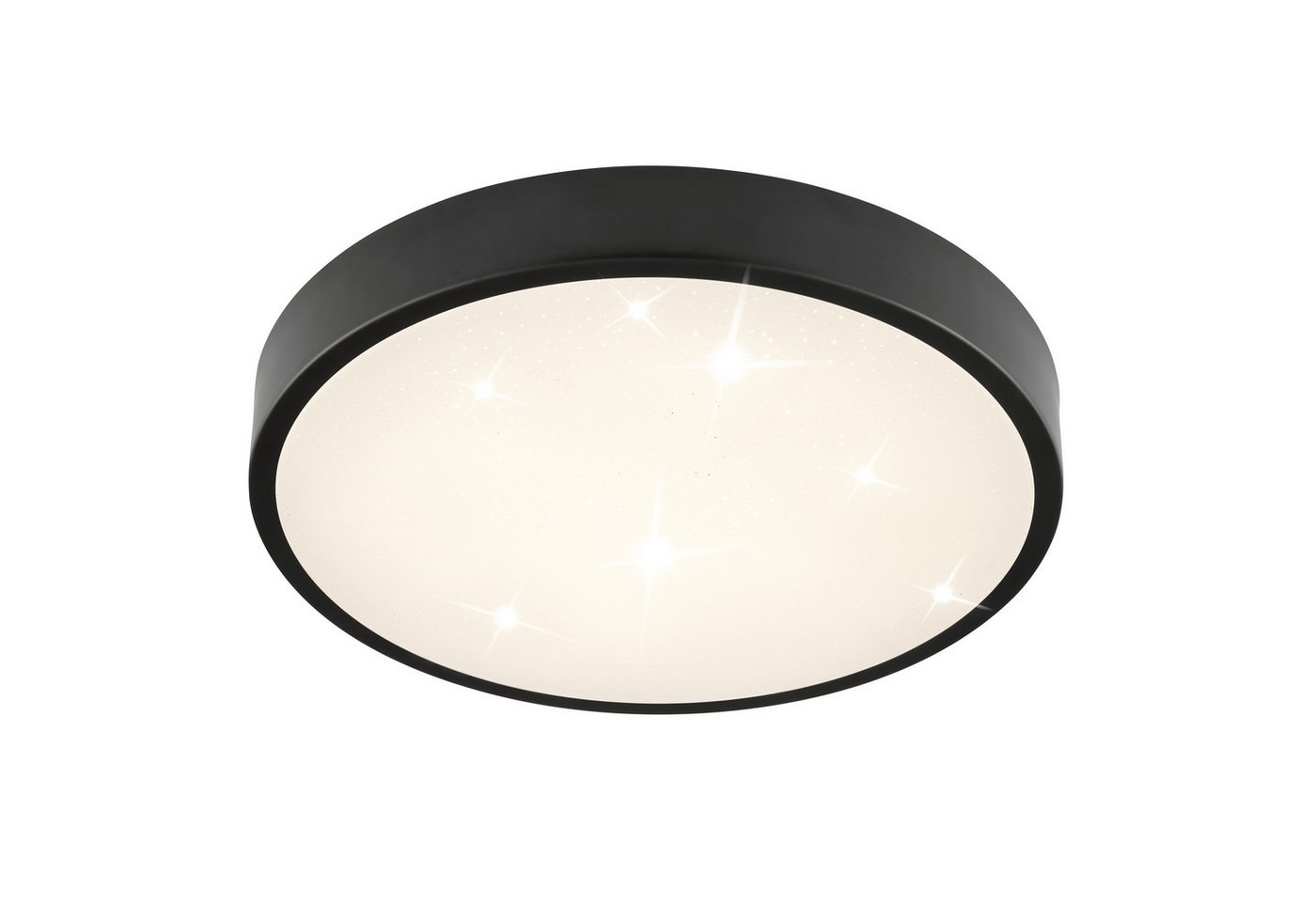 Brilliant LED Deckenleuchte Slimline Starry, LED fest integriert, Neutralweiß, Ø 29cm, 1590 lm, 4000K, besonders energiesparend mit 7 W, Sternenglanz – Bild 5 von 5