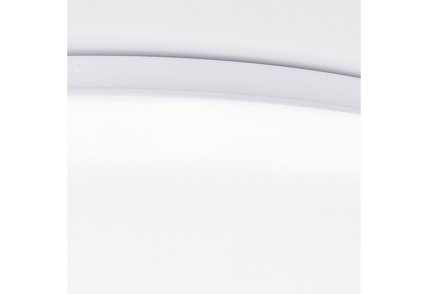 Brilliant LED Deckenleuchte Troba, CCT - über Fernbedienung, Dimmfunktion, Nachtlichtfunktion, Timerfunktion, LED fest integriert, warmweiß - kaltweiß, dimmbar, – Bild 4 von 5