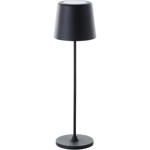 Brilliant LED Tischleuchte Kaami - mobile LED Außen Tischlampe, Dimmfunktion, mehrere Helligkeitsstufen, LED fest integriert, Warmweiß, mobile LED Außen Tischla