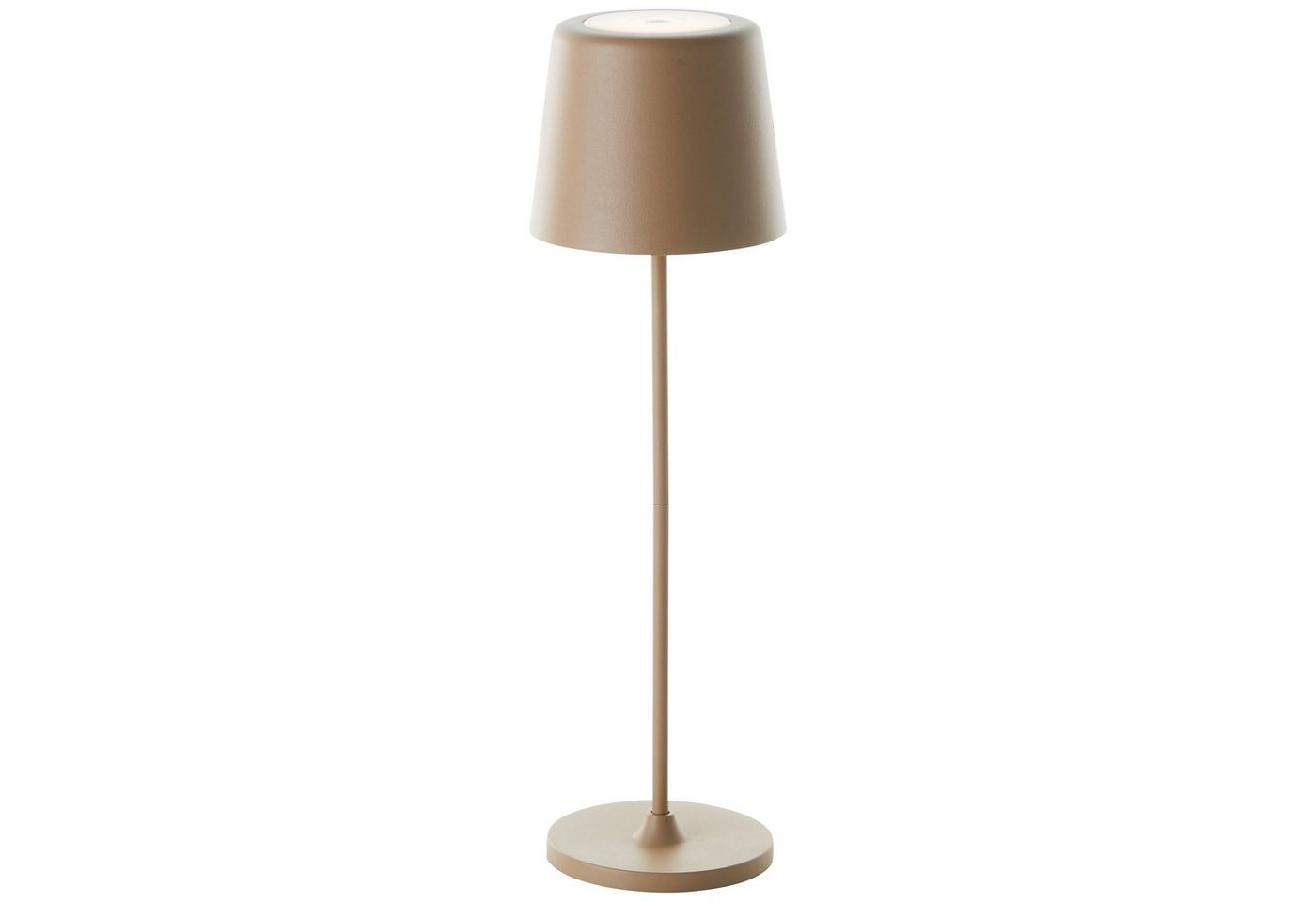 Brilliant LED Tischleuchte Kaami - mobile LED Außen Tischlampe, Dimmfunktion, mehrere Helligkeitsstufen, LED fest integriert, Warmweiß, mobile LED Außen Tischla – Bild 5 von 5