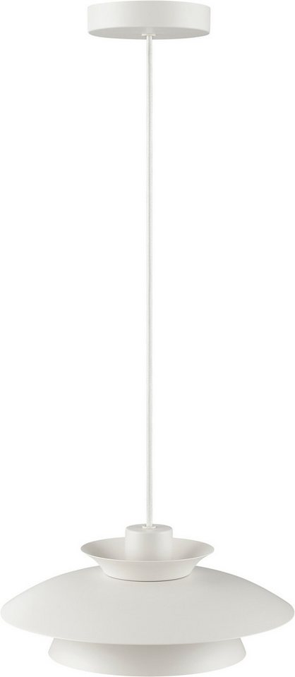 Brilliant Pendelleuchte Appia, ohne Leuchtmittel, Doppelschirm, Ø 30,5 cm, H 120 cm, E27 Fassung, Metall – Bild 4 von 5