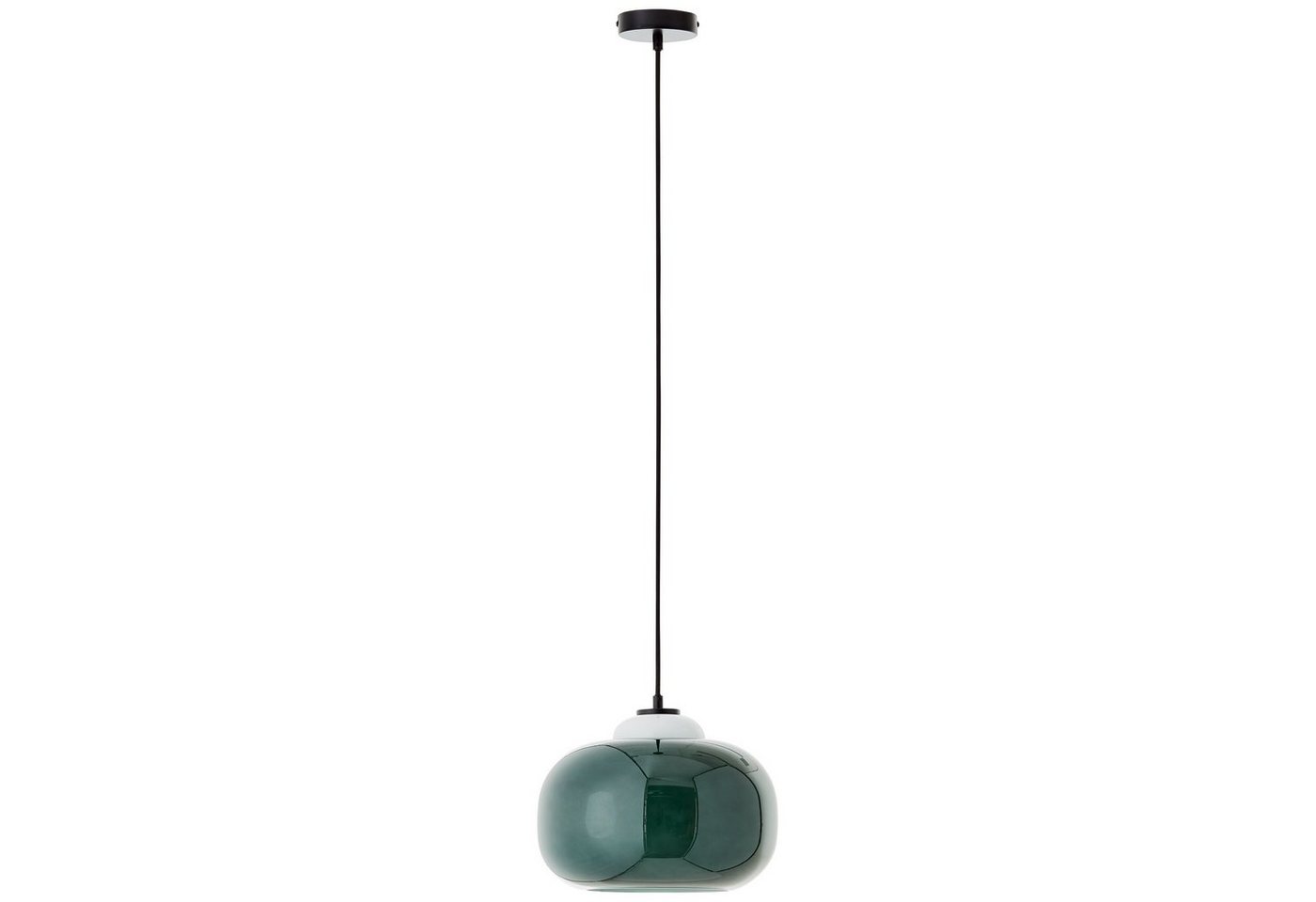 Brilliant Pendelleuchte Blop, ohne Leuchtmittel, Höhe 128,5 cm, Ø 30 cm, E27, kürzbar, Glas/Metall – Bild 4 von 5