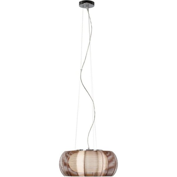 Brilliant Pendelleuchte Relax, ohne Leuchtmittel, Hängelampe 40cm bronze/chrom