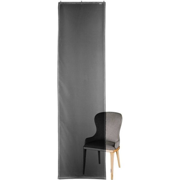 Brilliant Schiebegardine / Raumtrenner / Flächenvorhang / Transparent / 60x245cm, Paneelwagen, transparent, Store