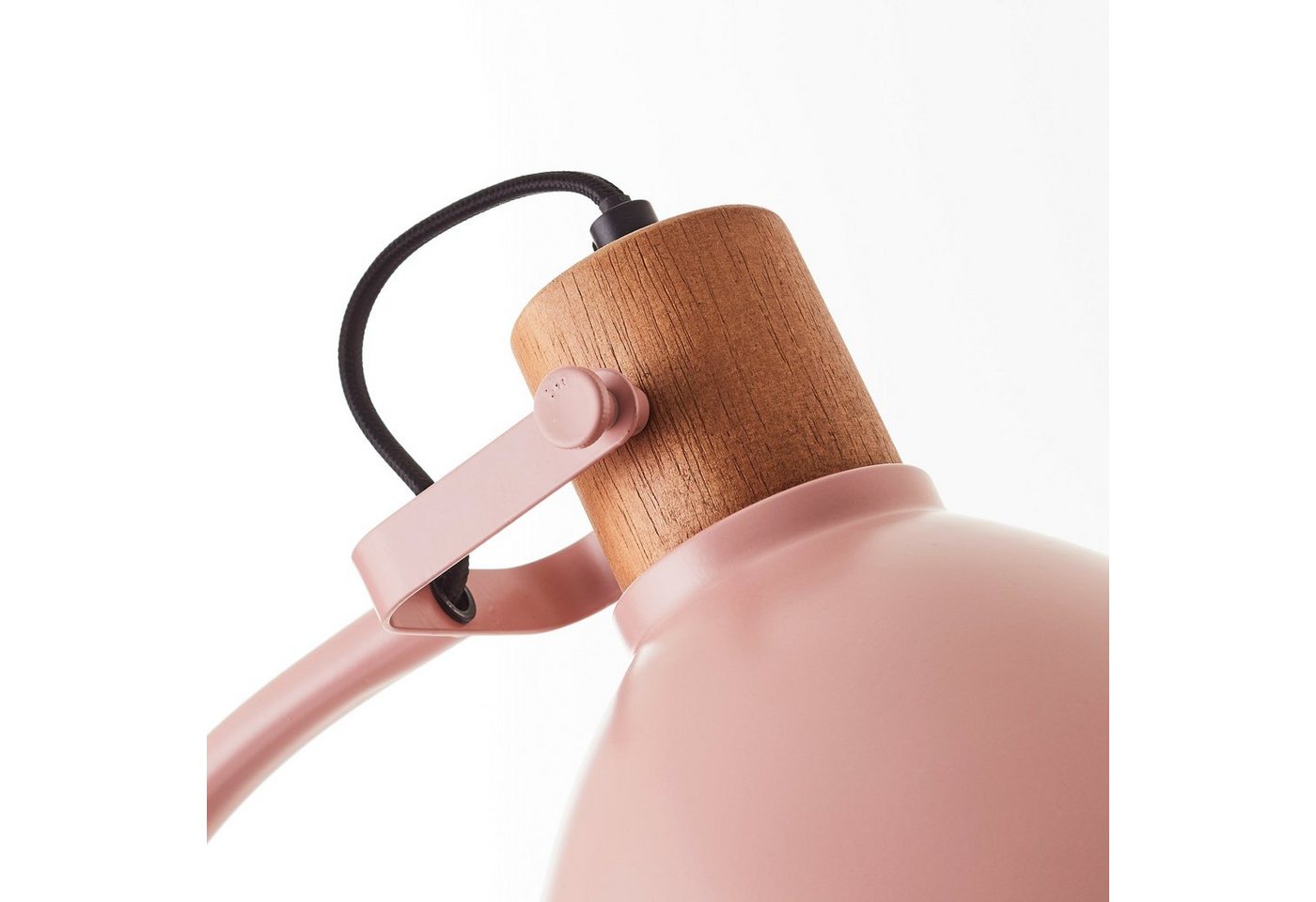 Brilliant Stehlampe Erena, ohne Leuchtmittel, Höhe 150 cm, E27, Metall/Holz – Bild 4 von 5