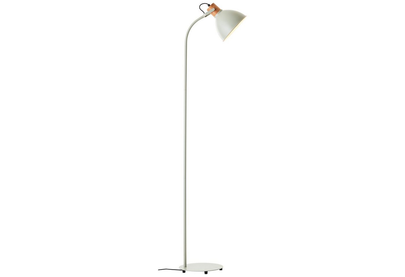 Brilliant Stehlampe Erena, ohne Leuchtmittel, Höhe 150 cm, E27, Metall/Holz – Bild 3 von 5