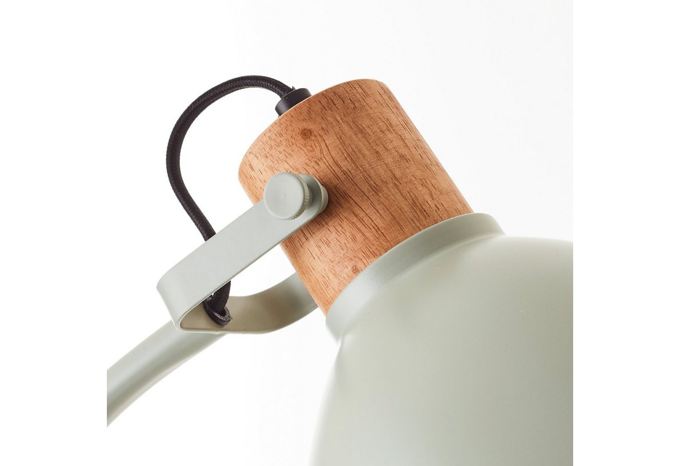 Brilliant Stehlampe Erena, ohne Leuchtmittel, Höhe 150 cm, E27, Metall/Holz – Bild 4 von 5