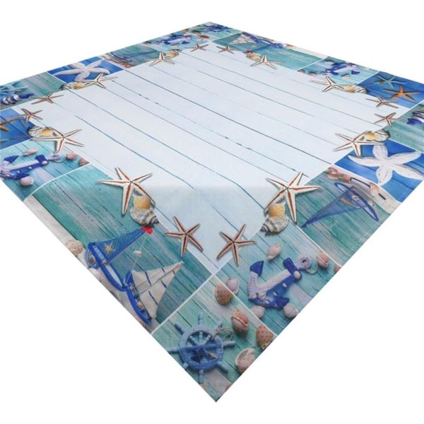 Brilliant Tischdecke Druckdecke / Maritim / Frühling / Mitteldecke / 85x85cm, Motiv