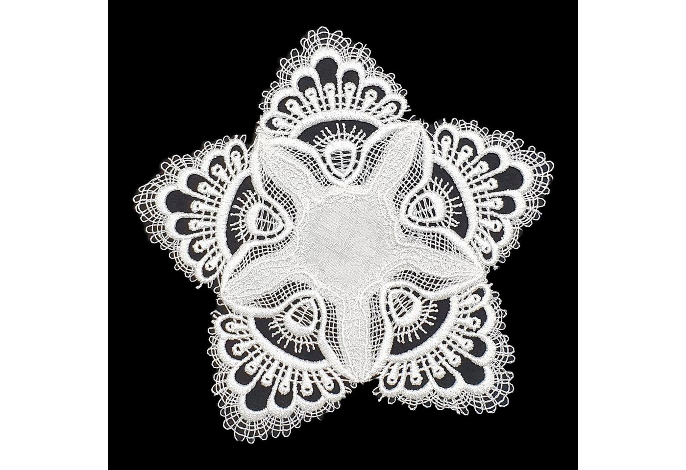 Brilliant Tischdecke Spitze "8139" Weiss, Jacquardgewebe – Bild 2 von 2