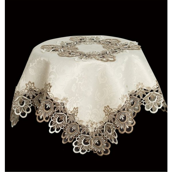 Brilliant Tischdecke / Spitzendecke / 85x85cm Eckig