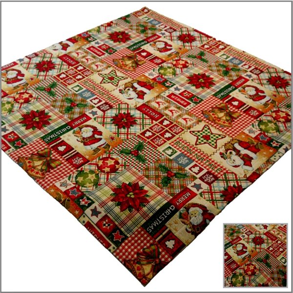 Brilliant Tischdecke Weihnachten, Tischdecke, RZ-H-1015, 85x85cm, Gobelin-Stoff
