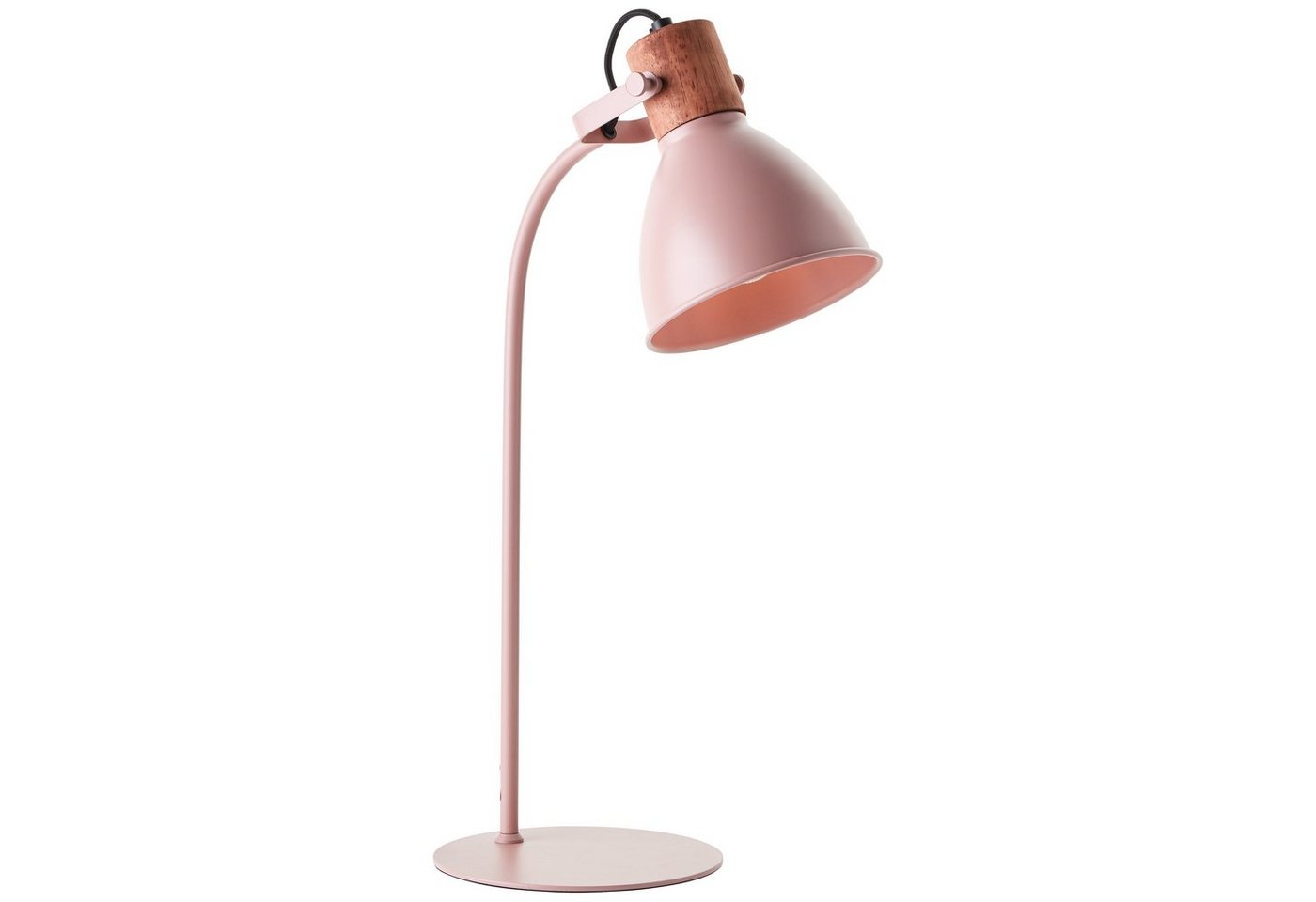 Brilliant Tischleuchte Erena, ohne Leuchtmittel, Höhe 52 cm, E27, Metall/Holz – Bild 3 von 5