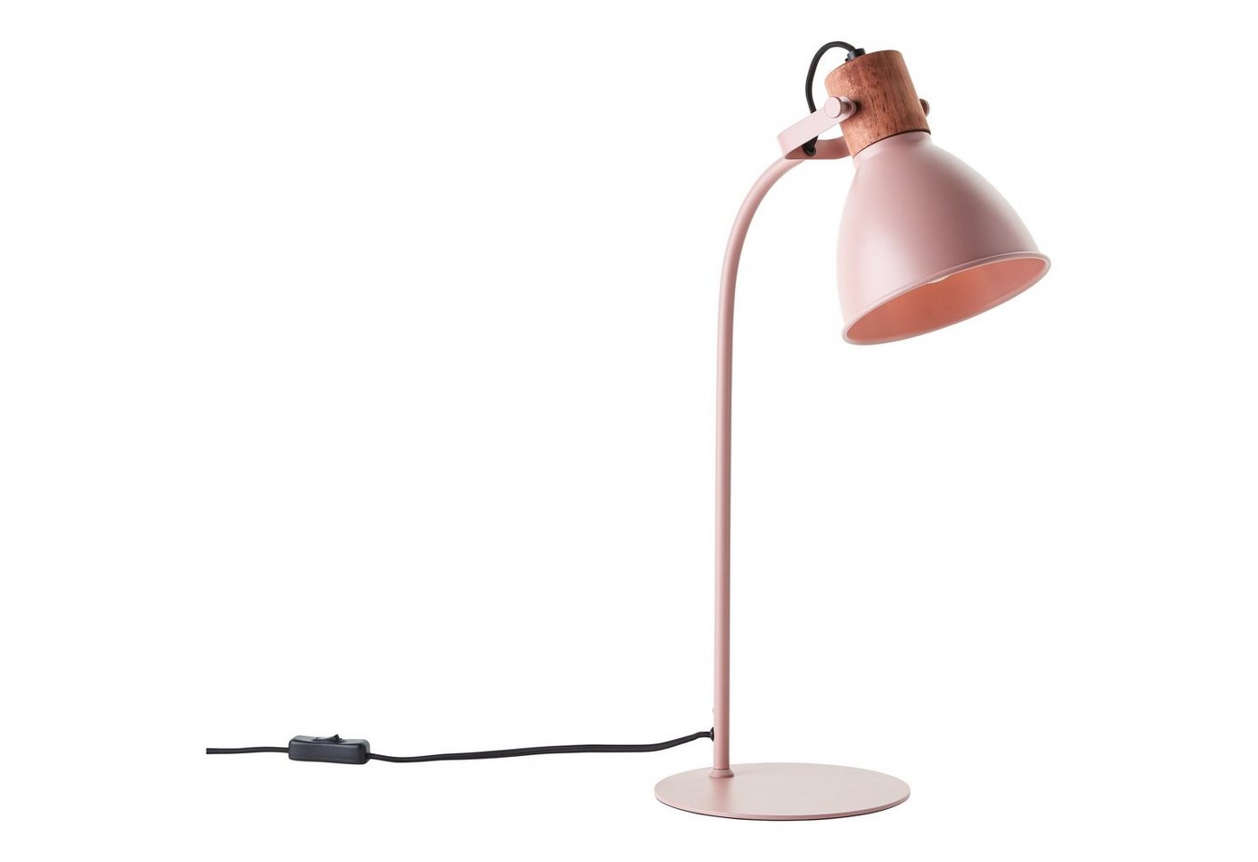 Brilliant Tischleuchte Erena, ohne Leuchtmittel, Höhe 52 cm, E27, Metall/Holz – Bild 4 von 5