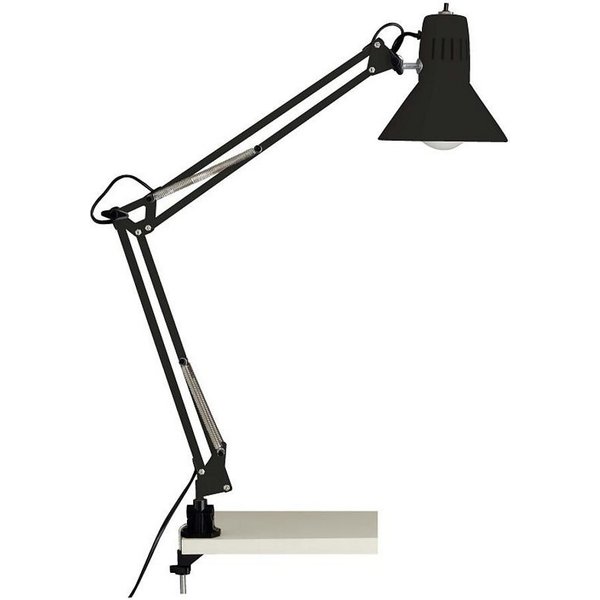 Brilliant Tischleuchte HOBBY, ohne Leuchtmittel, 70cm Höhe, E27 max. 40W, schwenkbar, Metall, Druckschalter