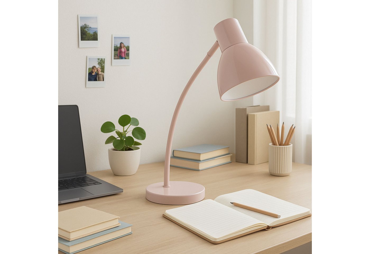Brilliant Tischleuchte Jerry, ohne Leuchtmittel, E14, 43 cm, Metall, max. 20 W, LED geeignet – Bild 2 von 5
