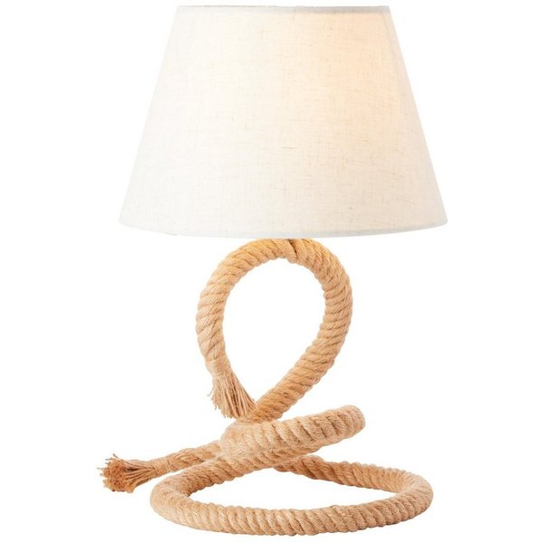 Brilliant Tischleuchte Sailor, ohne Leuchtmittel, Tischlampe natur/weiß