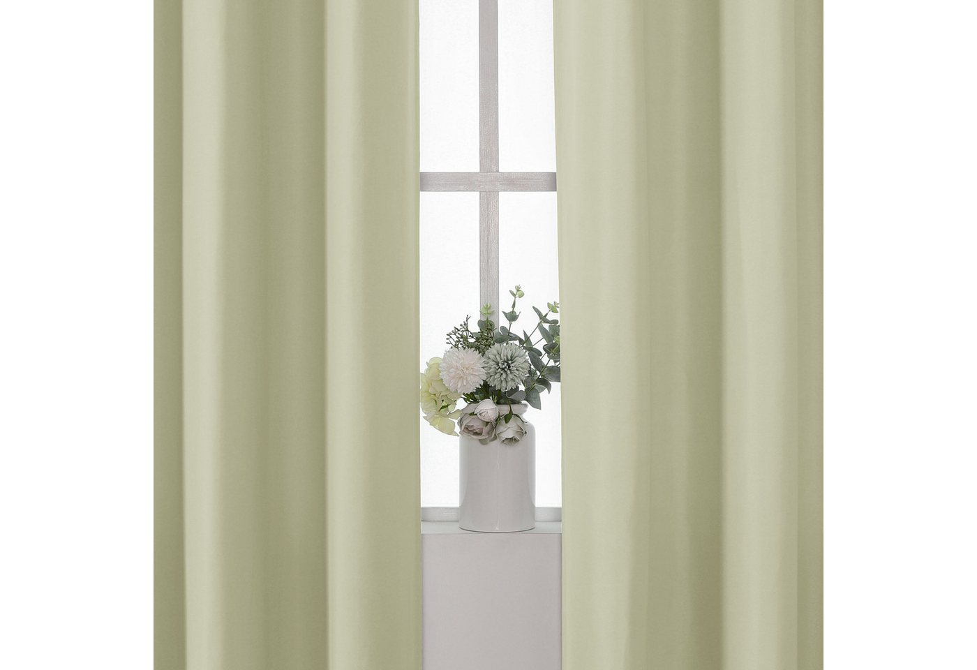 Brilliant Vorhang / Blickdicht / versch. Farben & Größen / #9018, Ösen, Store – Bild 5 von 5