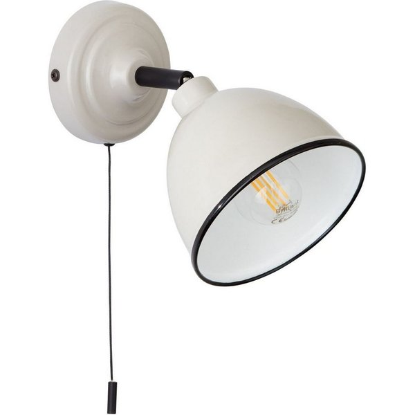 Brilliant Wandleuchte Telio, ohne Leuchtmittel, Wandlampe mit Zugschalter
