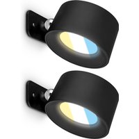 BRILONER 2er Set Wandleuchten Kabellos