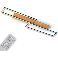 BRILONER CCT LED Deckenleuchte mit Backlighteffekt (110x25 cm)