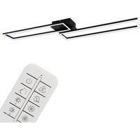 CCT LED Deckenleuchte 40W 110cm schwarz