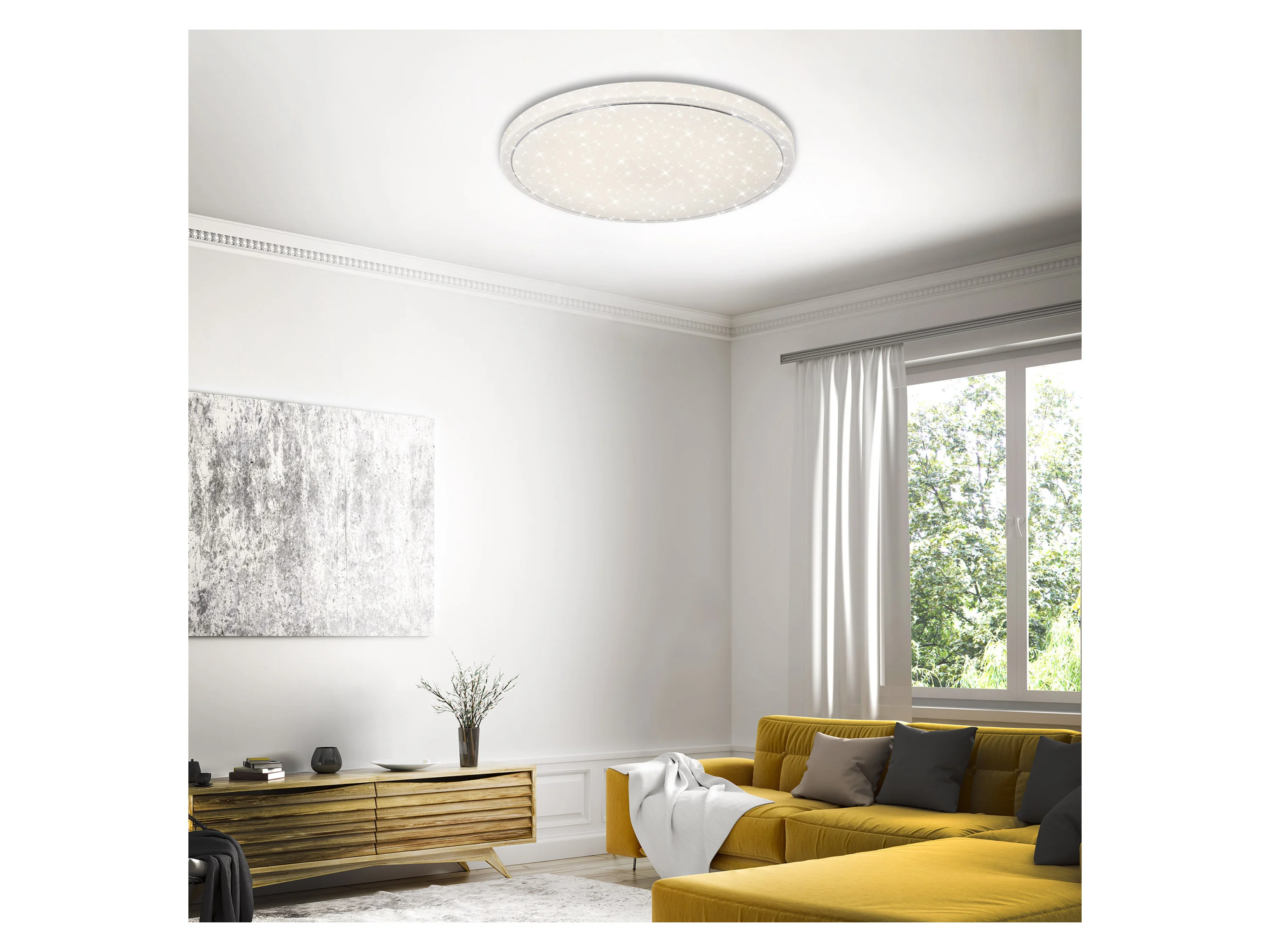 BRILONER CCT LED Sternenhimmel Deckenleuchten (56 cm Durchmesser Dekoring) – Bild 2 von 2
