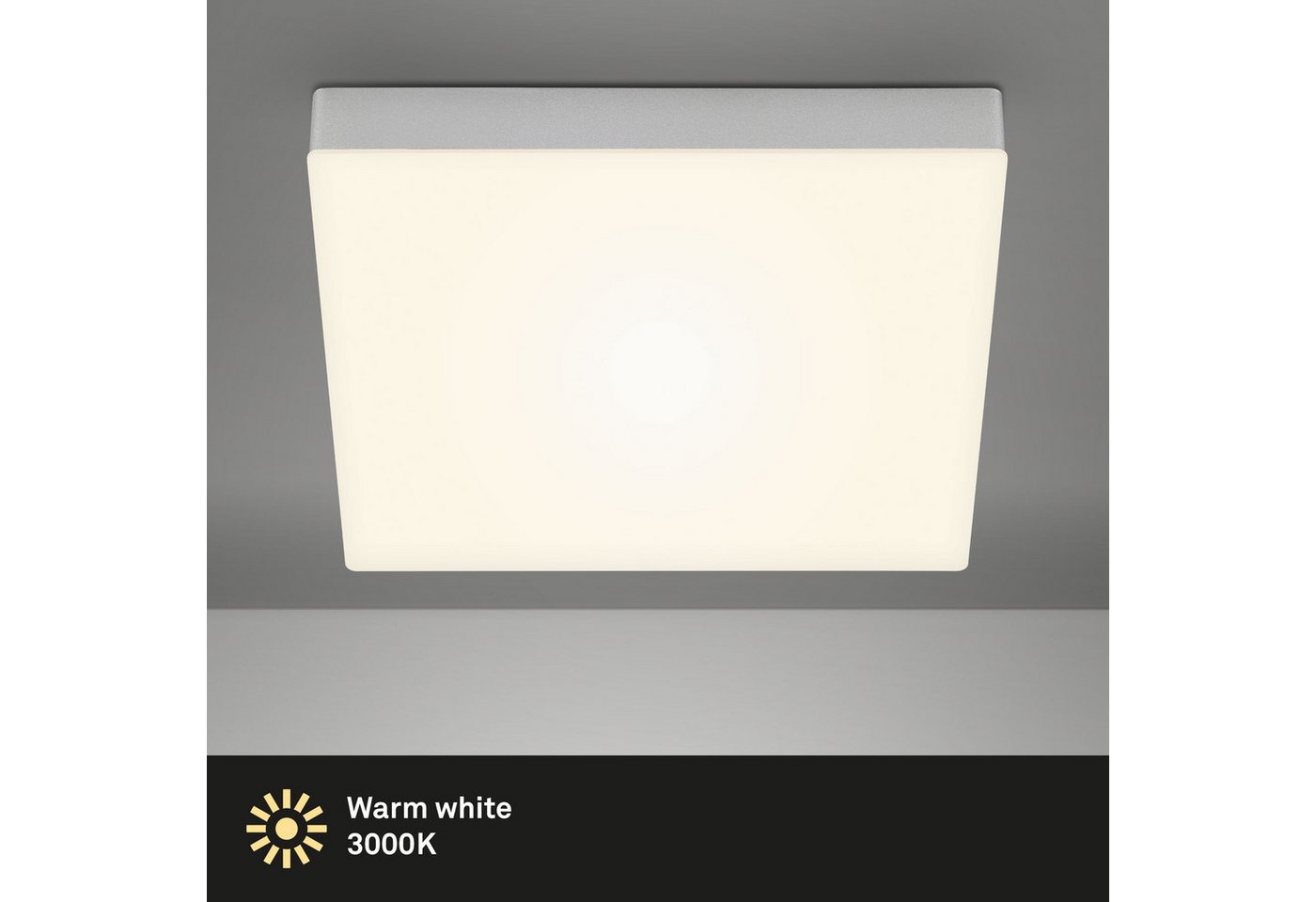 Briloner Leuchten Aufbauleuchte Flame, LED fest integriert – Bild 2 von 5