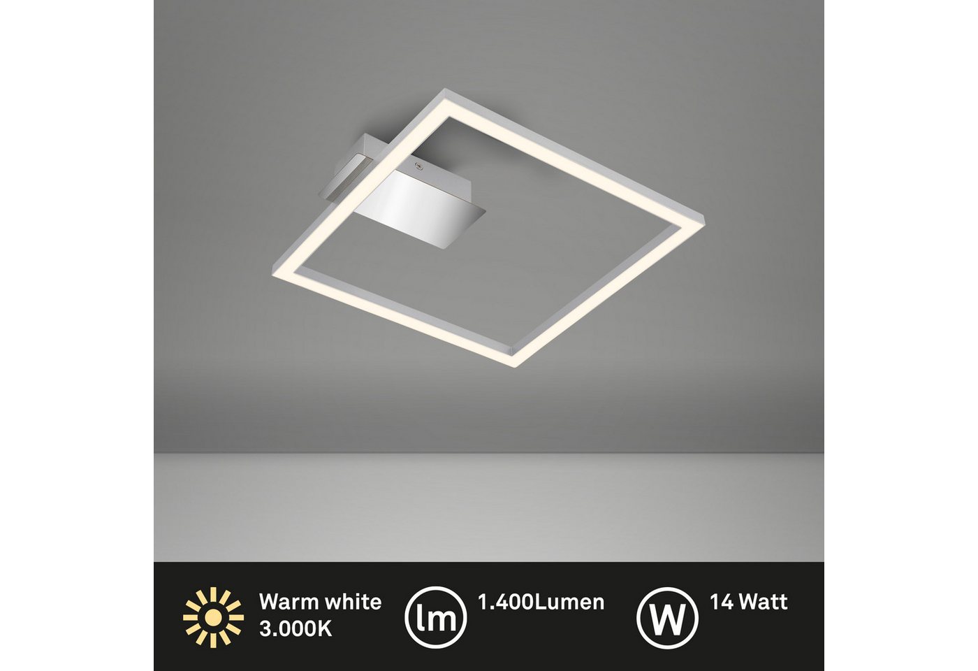 Briloner Leuchten Deckenleuchte Frame NICI – Bild 4 von 5