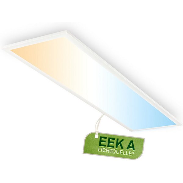 Briloner Leuchten Deckenleuchte LED Deckenlampe Panel Memoryfunktion ultra flach CCT Dimmfunktion, CCT - Energieeffizienz A, LED fest integriert, Wohnzimmerlamp