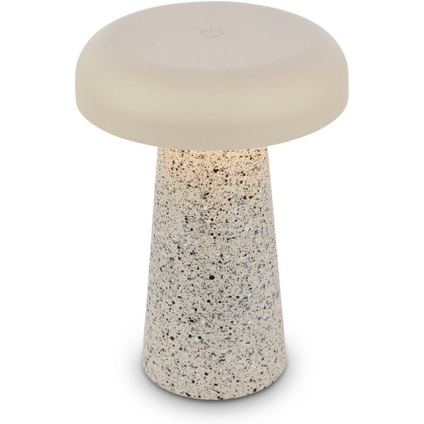 Briloner Leuchten LED Außen-Tischleuchte CLOUD, Dimmfunktion, LED wechselbar, Warmweiß, 12x17 cm, Akku tauschbar, Indoor/Outdoor, Wohnzimmer, Flur, Balkon