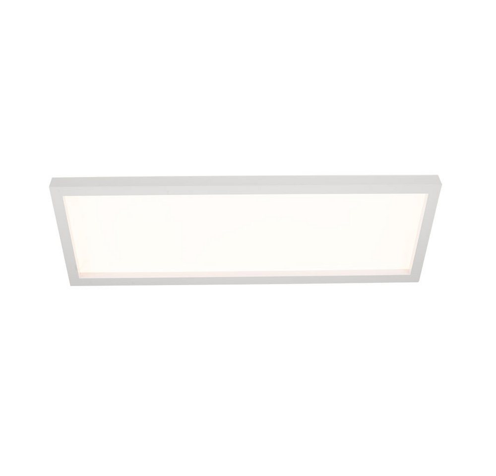 Briloner Leuchten LED Deckenleuchte, LED-Leuchtmittel fest verbaut, Warmweiß, Deckenpanel Deckenleuchte LED weiß opal Backlight Wohnzimmerleuchte – Bild 2 von 5
